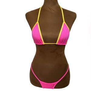 🌺Chynna Dolls Micro Pink String‎ Bikini Thong